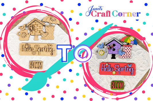 Charming Interchangeable Insert to Bring the Joy of Spring into Your Home