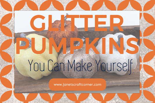 Glittering Up Your Fall Decor with DIY Glitter Pumpkin