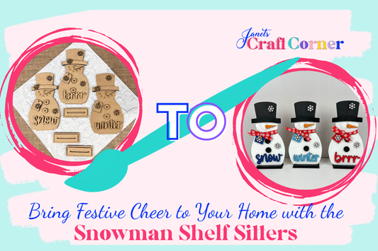 Festive Cheer for Your Home with DIY Snowman Shelf Sitters