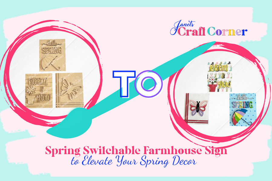 Spring Switchable Farmhouse Signs to Elevate Your Spring Decor