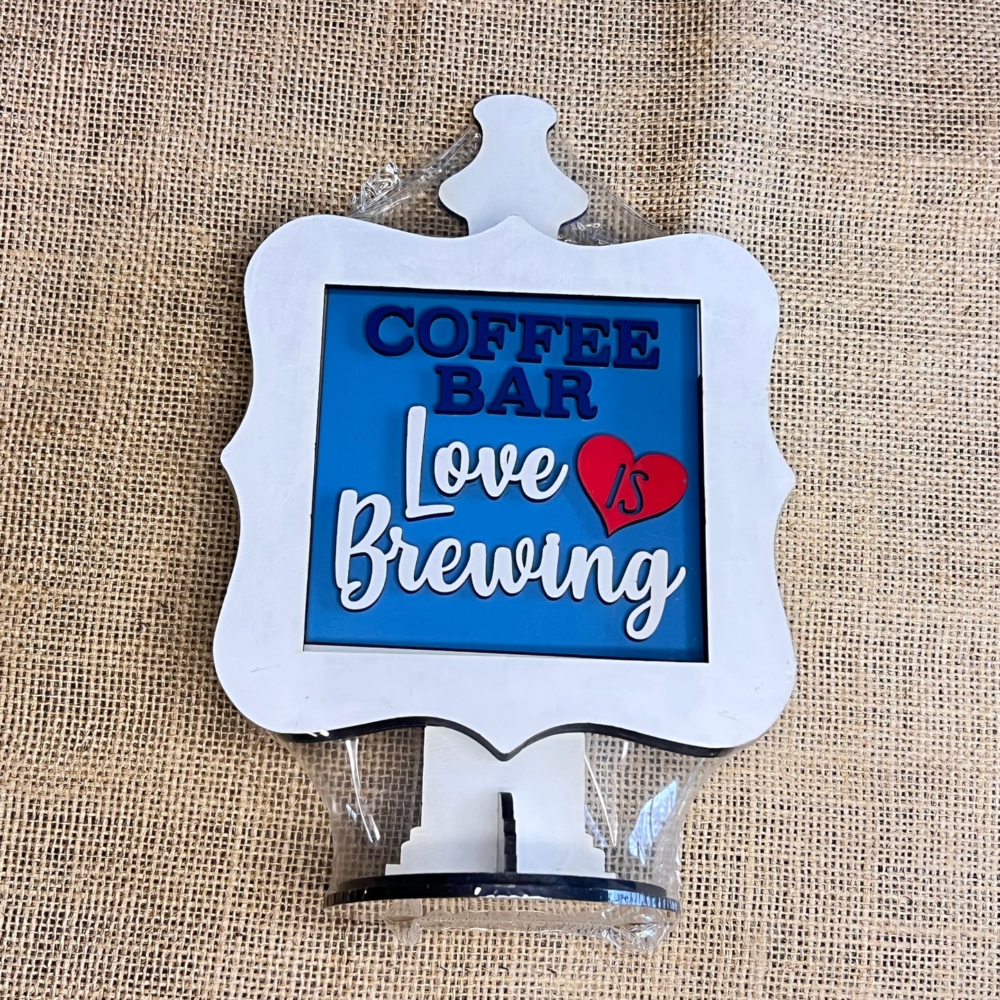 Drop In Swappable Squares Holder - Painted