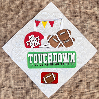 Football Interchangeable Insert - Painted