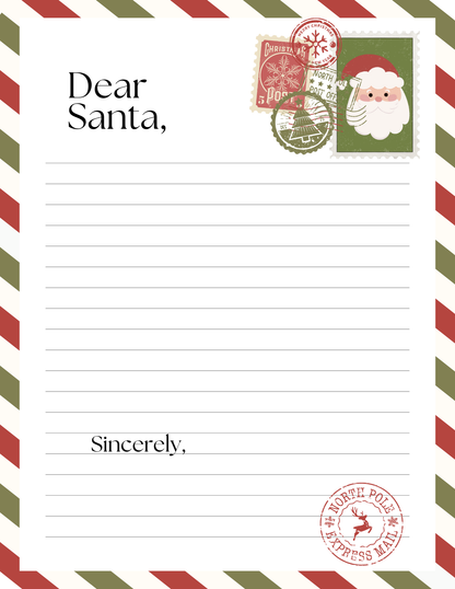 Santa Letter Pop-Out