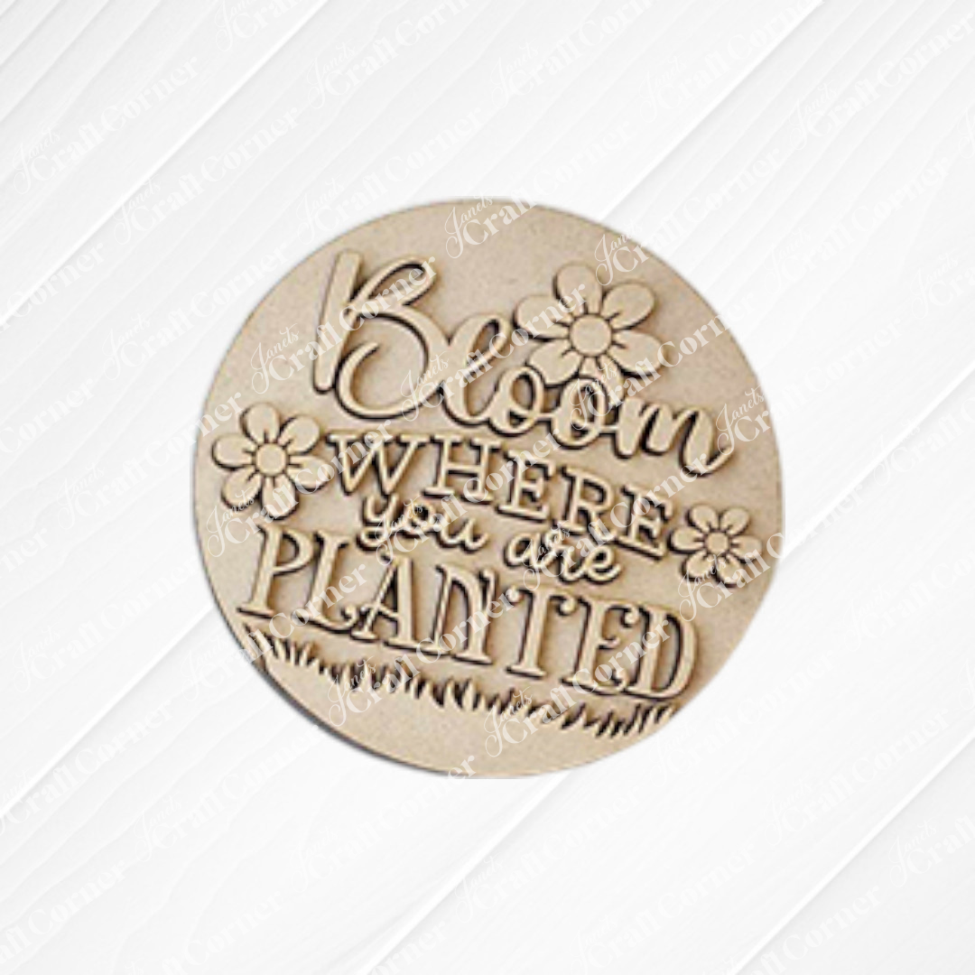 Hello Spring Decor Set - DIY Craft Kit - Set of 5 Pieces