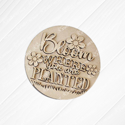 Hello Spring Decor Set - DIY Craft Kit - Set of 5 Pieces