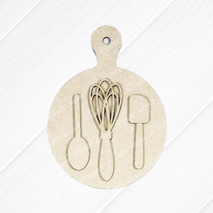 Christmas Baking Mini Shelf Sitters - DIY seasonal home decor craft kit - Set of 1