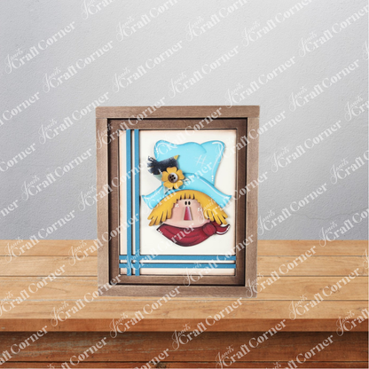 Create your own seasonal decor with Janet's Craft Corner Fall Switchable Farmhouse Signs DIY kit—choose from 9 designs and make a unique sign for your home. Set of 1.