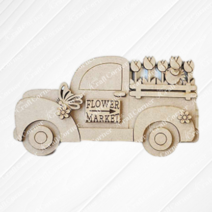 Hello Spring Decor Set - DIY Craft Kit - Set of 5 Pieces