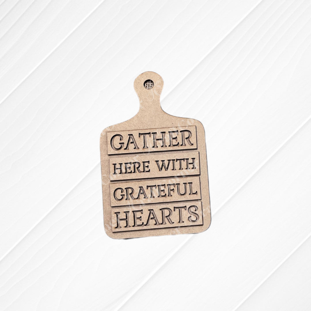 The Thankful Mini Shelf Sitters DIY craft kit from Janet's Craft Corner is a charming addition to your seasonal decor or can inspire personalized decorations. Set of 1.