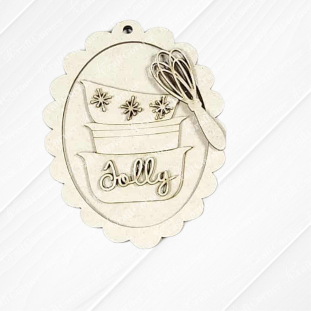 Christmas Baking Ornaments - DIY craft kit - choice of 5