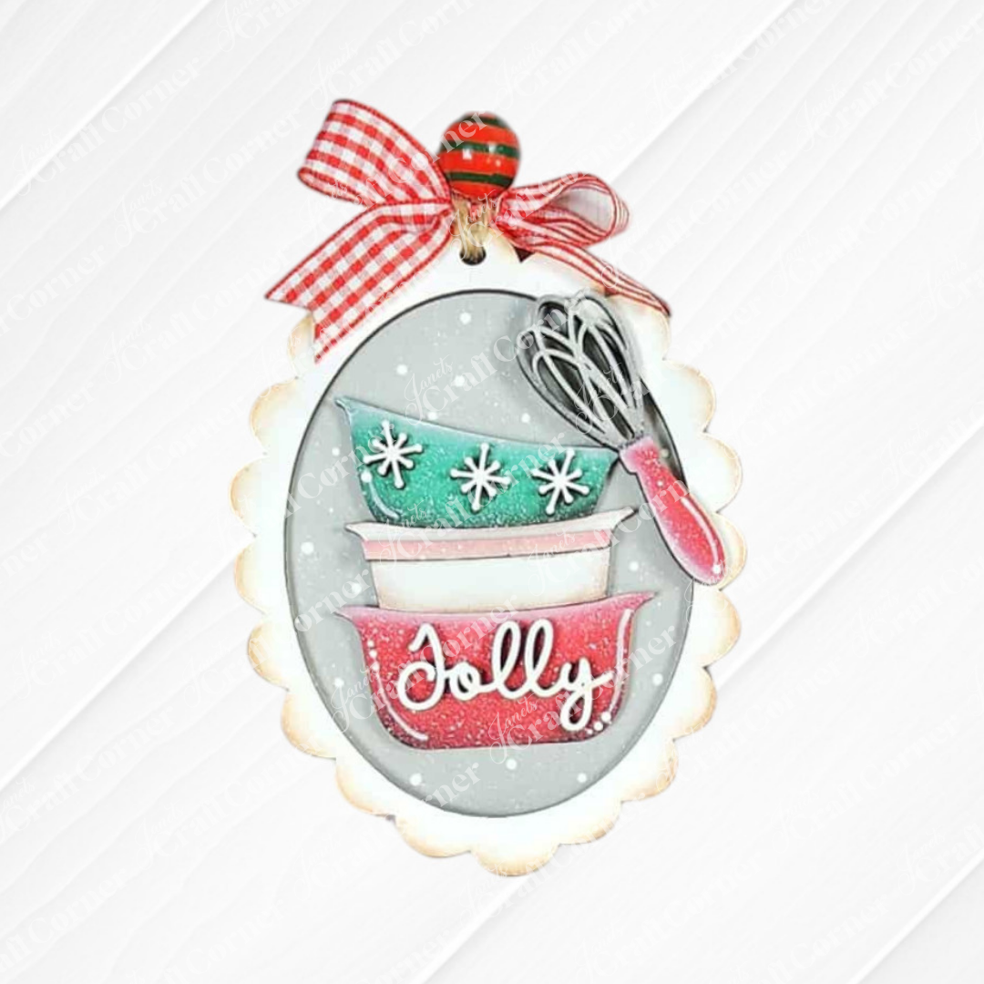 Christmas Baking Ornaments - DIY craft kit - choice of 5