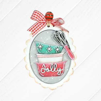 Christmas Baking Ornaments - DIY craft kit - choice of 5