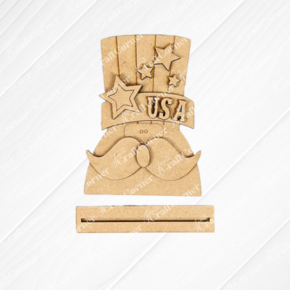 Patriotic Mini Shelf Sitters - DIY seasonal home decor craft kits - Choice of 3