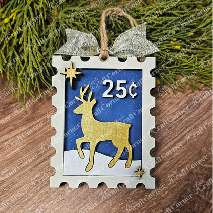 Holiday Mail Ornaments - DIY craft kits - Choice of 2 designs