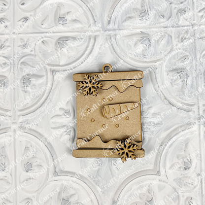 Snowman Ornaments - DIY holiday craft kit - Choice of 6