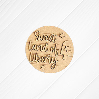 Patriotic Mini Shelf Sitters - DIY seasonal home decor craft kits - Choice of 3