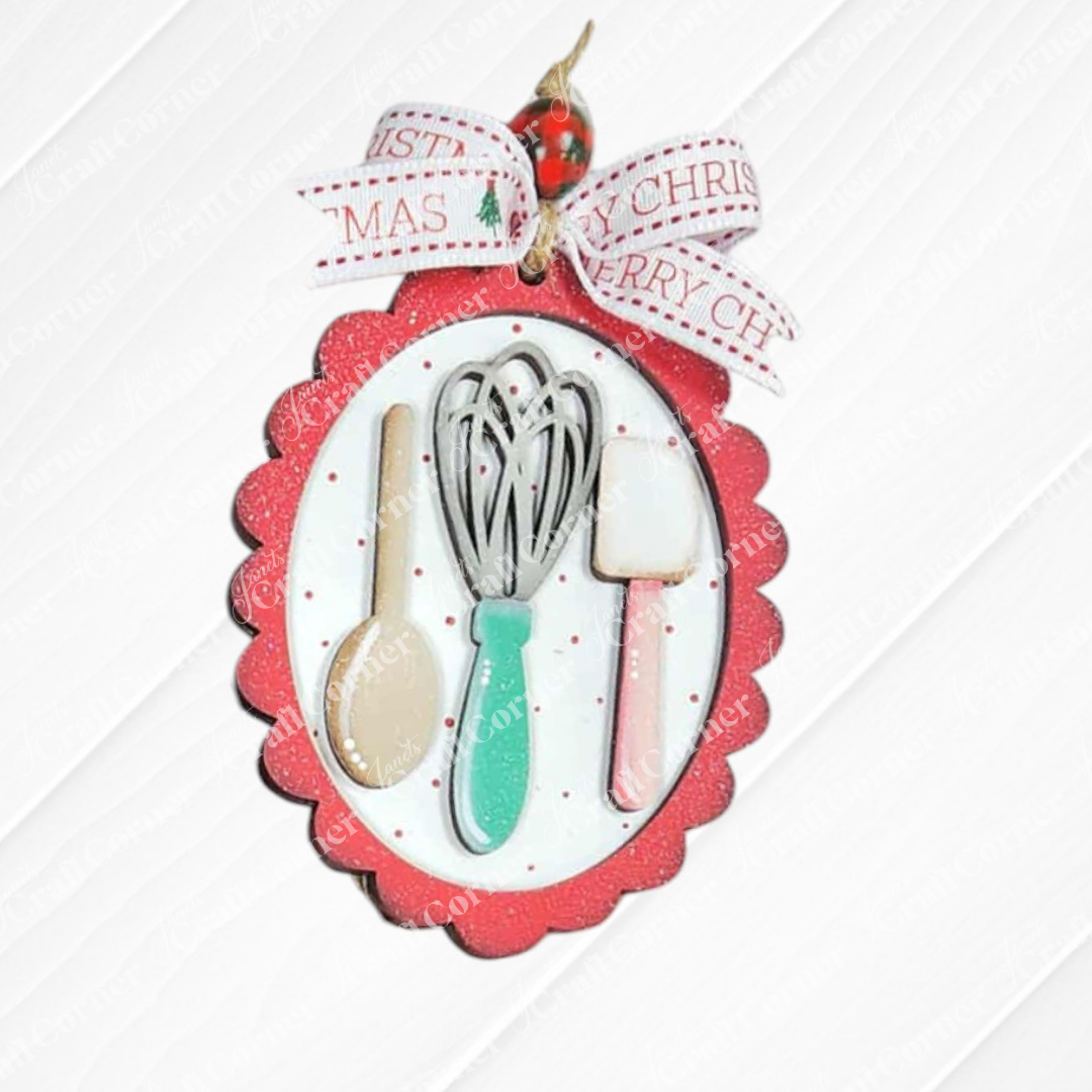 Christmas Baking Ornaments - DIY craft kit - choice of 5