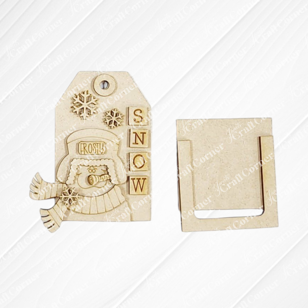 Winter Snowman Ornaments - DIY craft kits - Choice of 4