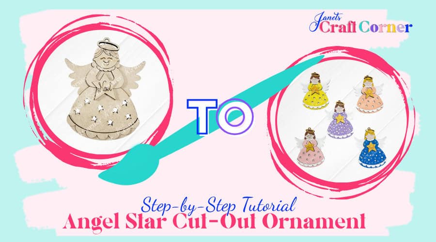 Crafting a Beautiful Angel Ornament with Star Cut Outs: A Step-by-Step Guide