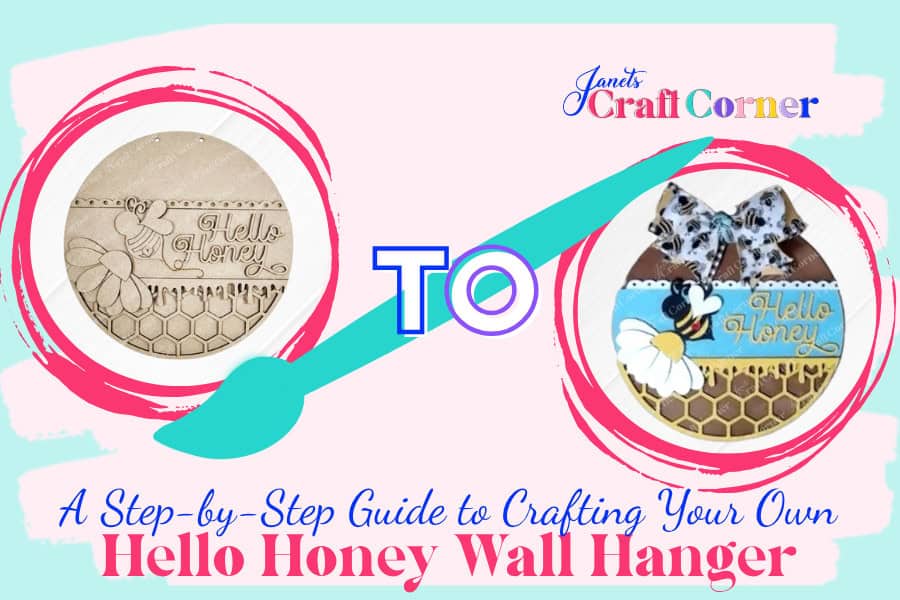 Hello Honey Wall Hanger