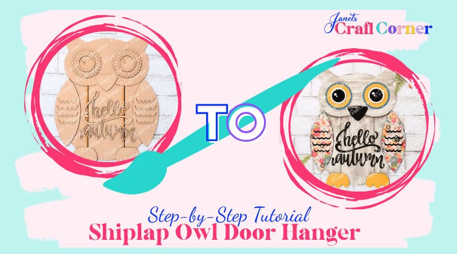 Crafting the Charming Shiplap Owl Door Hanger: A Step-by-Step Tutorial